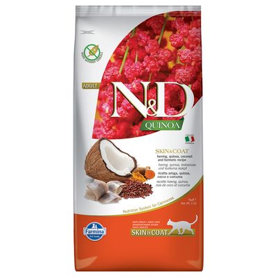Farmina - N&D Quinoa Cat Skin & Coat Herring