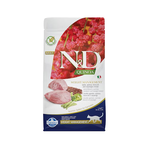 Farmina - N&D Quinoa Cat Weight Management Lamb