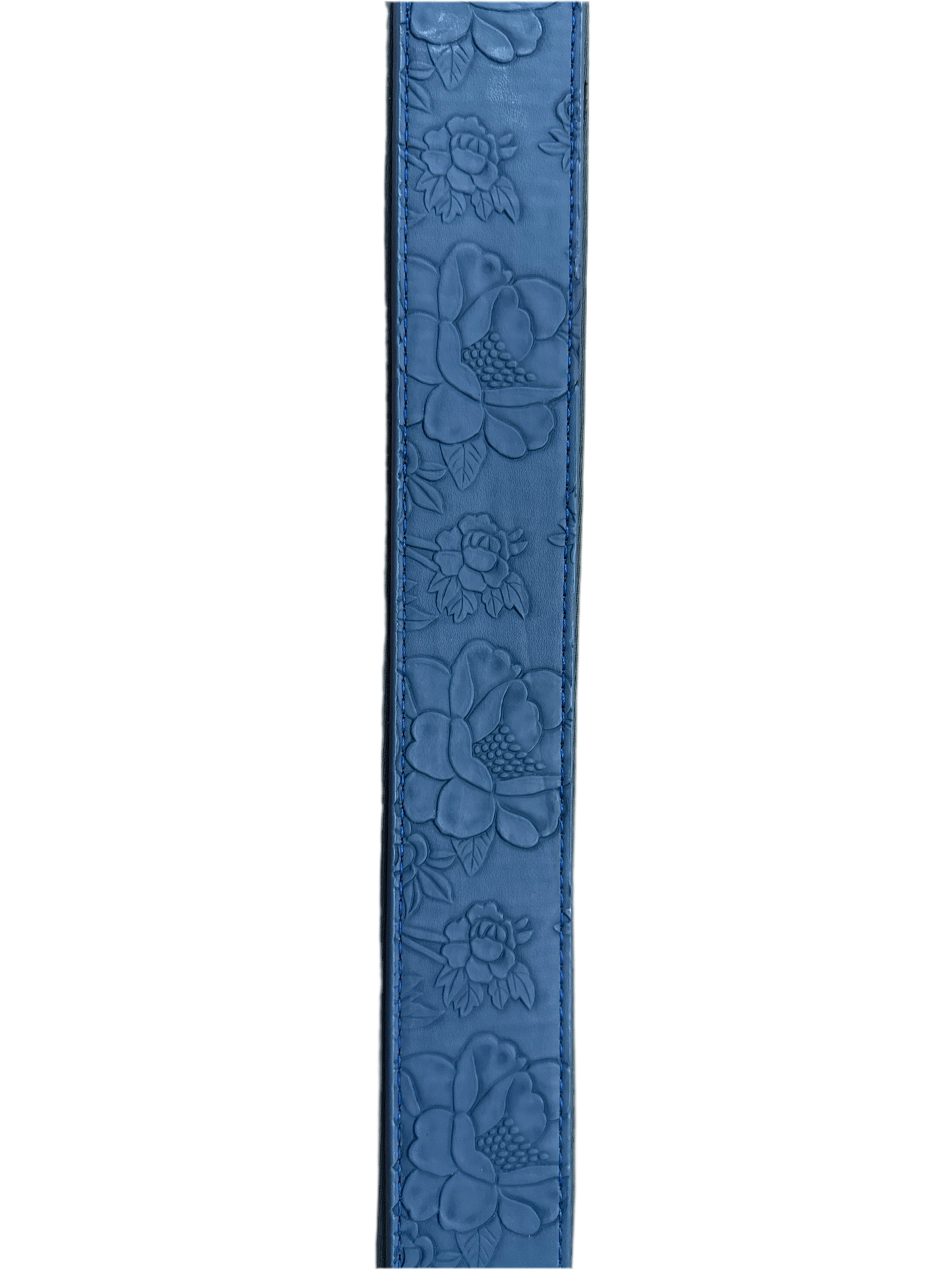 Honden halsband flower blauw