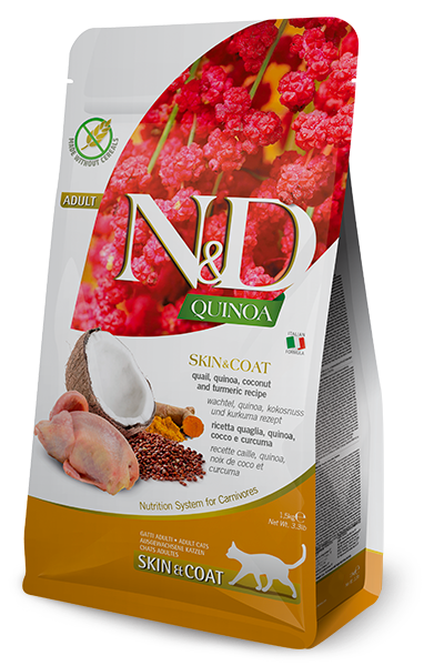 Farmina - N&D Quinoa Cat Skin & Coat Quail