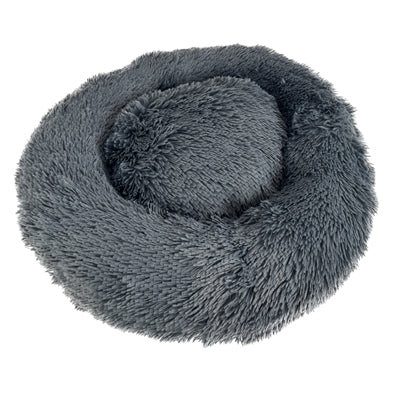 SAZZZ Fluffy honden en katten Mand - Antraciet - 65x65x15 cm