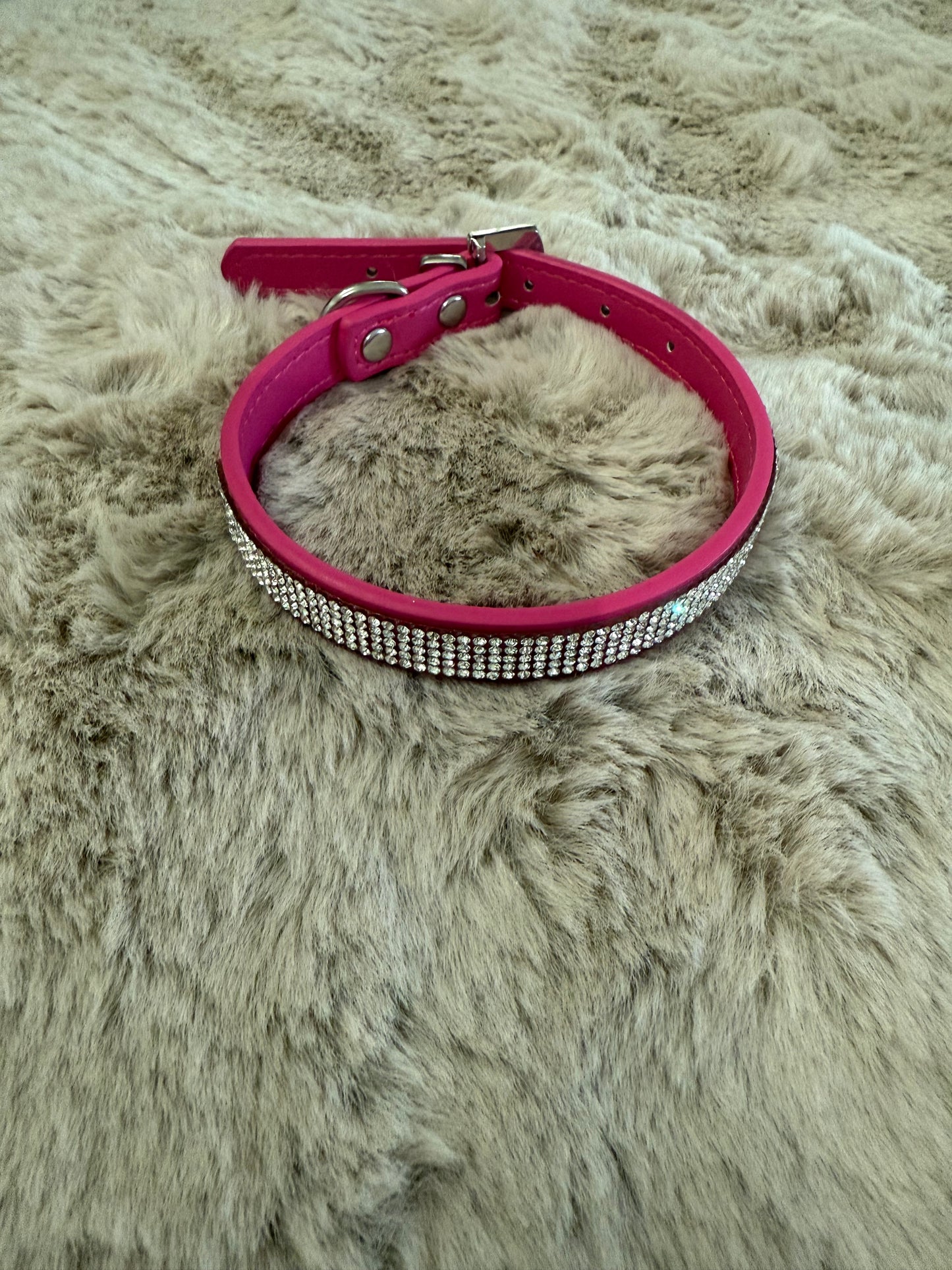 Honden halsband strass
