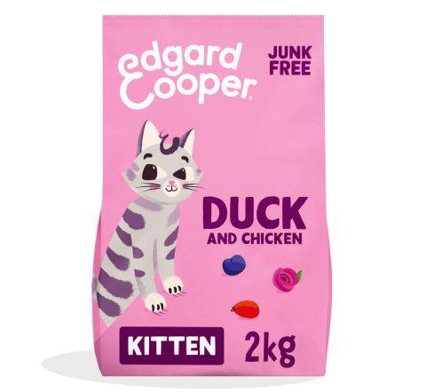 Edgard & Cooper - Kitten Fresh Free-Run Duck and Free-Range Chicken with blueberries, roseflowers and rosehip