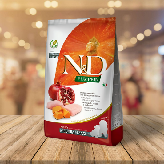 Farmina - N&D Pumpkin Chicken Puppy Medi/ Maxi