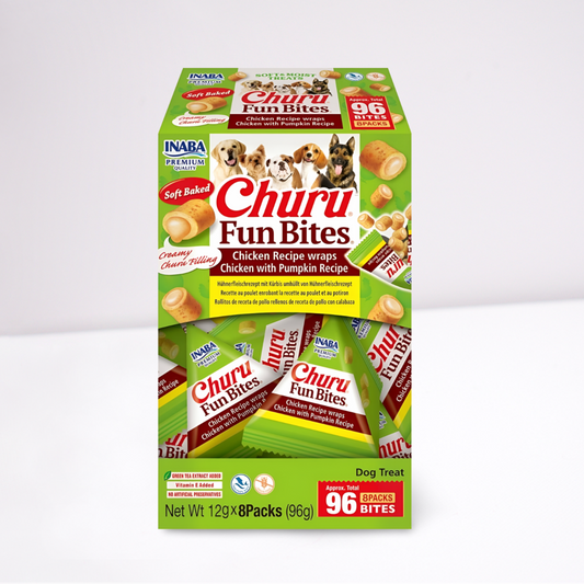 INABA Fun Bites Dog Chicken wraps Chicken with Pumpkin