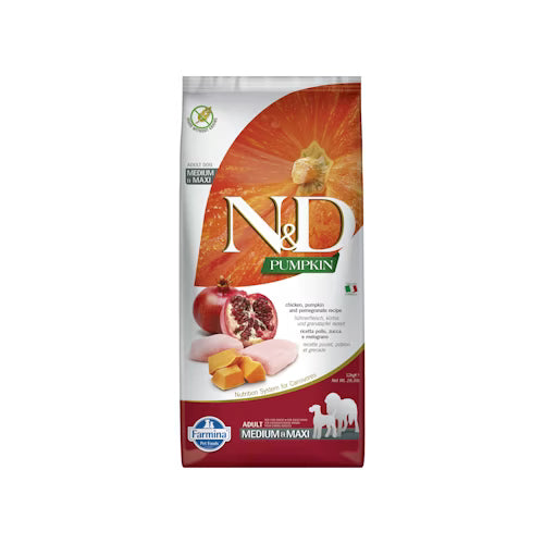 Farmina - N&D Pumpkin Chicken Adult Medi/ Maxi