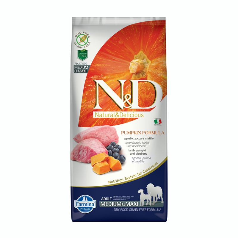 Farmina - N&D Pumpkin Lamb Adult Medi/ Mexi