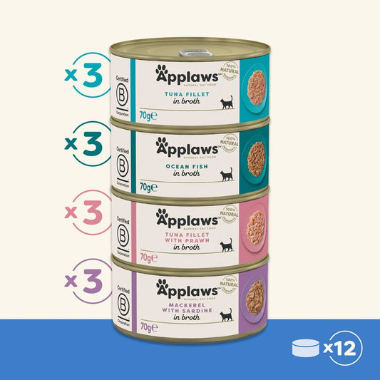 Applaws - Can Multipack Fish Selection 12 x 70 gr
