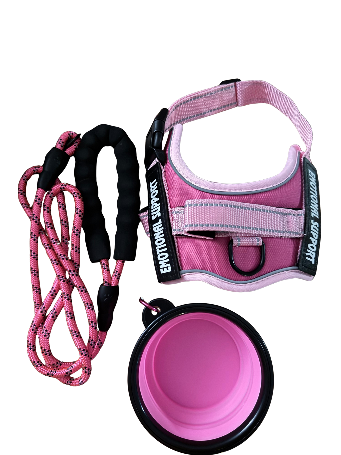 Honden tuigje roze