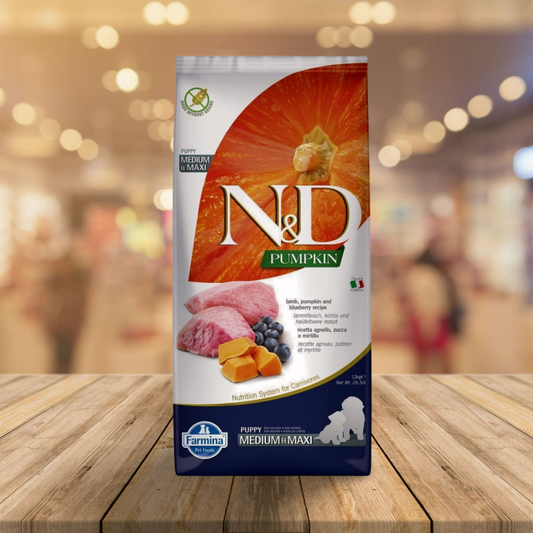 Farmina - N&D Pumpkin Lamb Puppy Medi/ Maxi