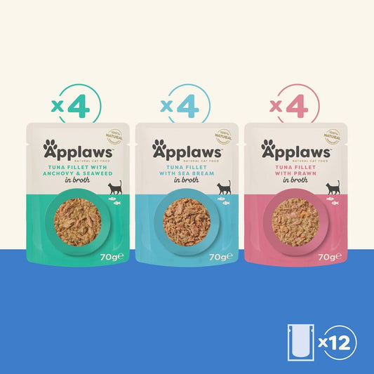 Applaws - Quick Serve MultiPack Fish Selection 12 x 70 gr