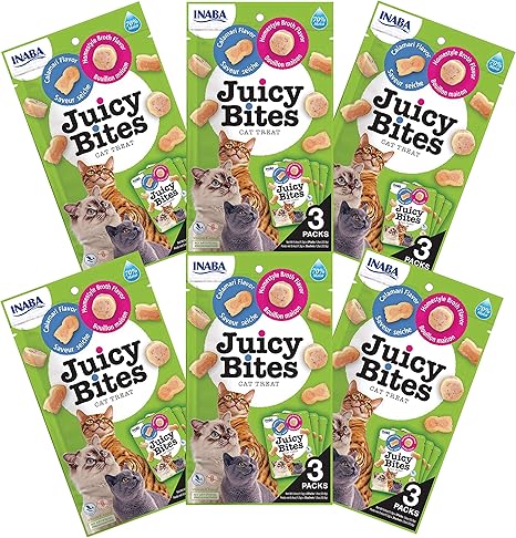 Inaba - Juicy Bites Homestyle Broth & Calamari 6 Pack = 18 Tubes