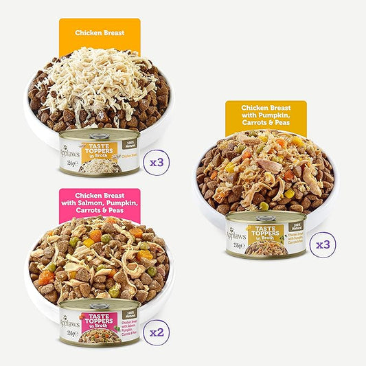 Applaws - Dog Taste Toppers in Broth 8 x 156 gr
