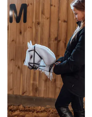 Hobbypaard Sigrid - Witte Schoonheid met Rode Showset