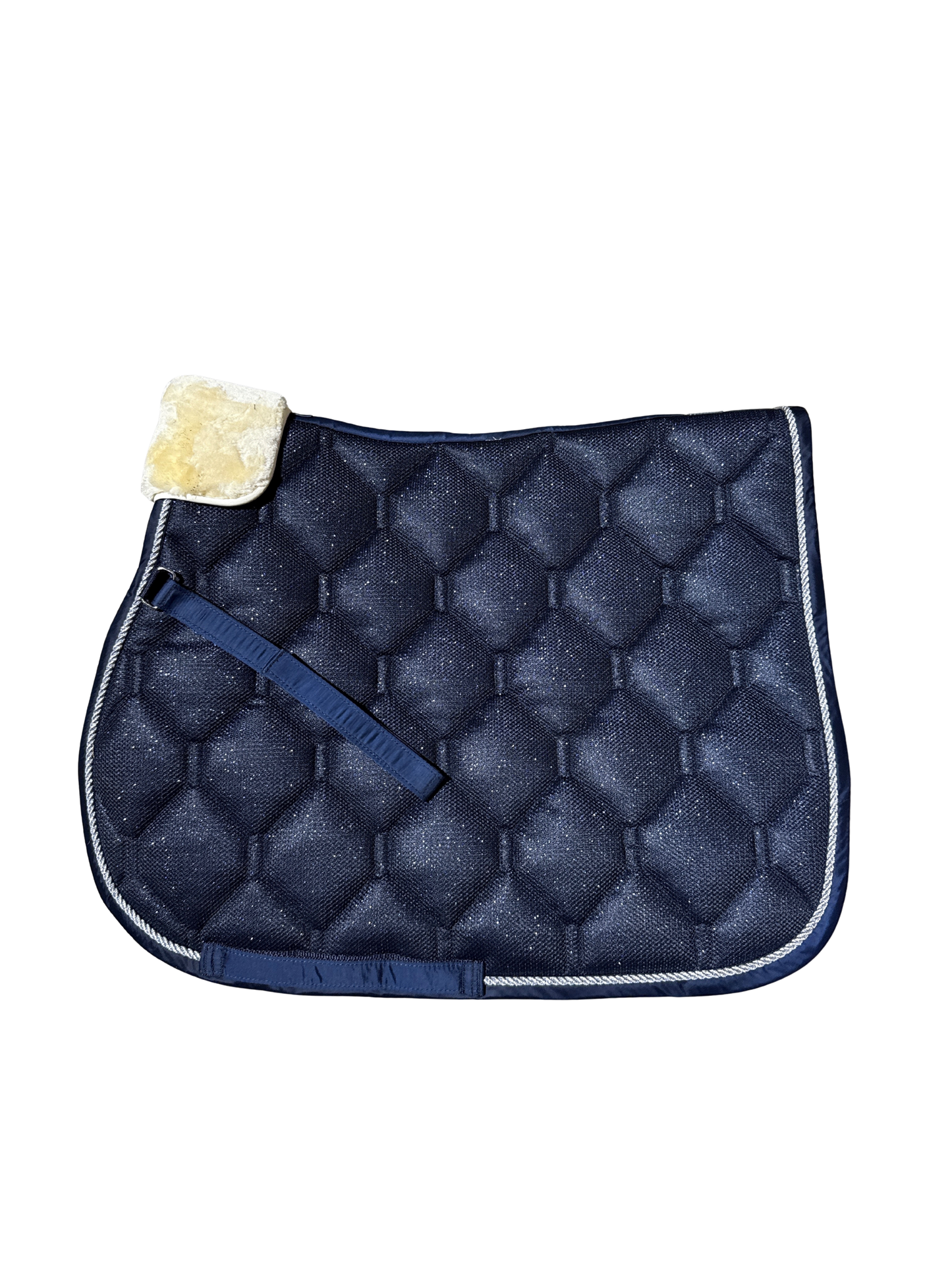 Donkerblauw Glitter Dressuur Zadeldek – Cob & Full