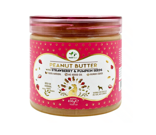 Pawfect - Peanut Butter Strawberry & Pumpkin seeds
