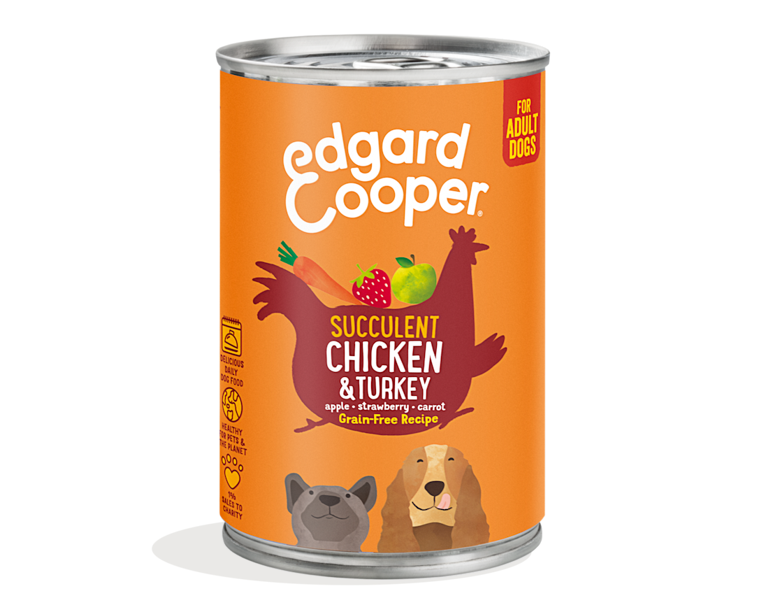 Edgard & Cooper - Chicken & Turkey with apple, strawberry & carrot