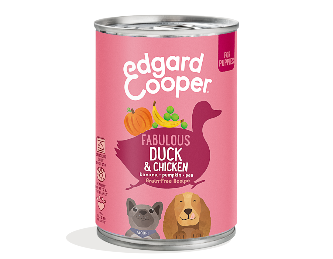 Edgard & Cooper - Puppy Duck & Chicken with banana, mango & pea