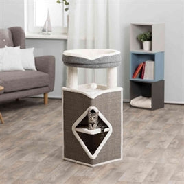TRIXIE CAT TOWER ARMA GRIJS / WIT 54X54X98 CM