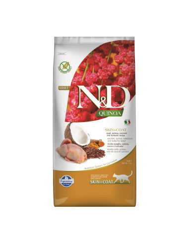 Farmina - N&D Quinoa Cat Skin & Coat Quail