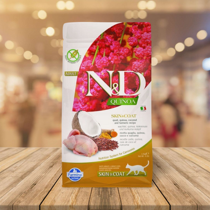 Farmina - N&D Quinoa Cat Skin & Coat Quail