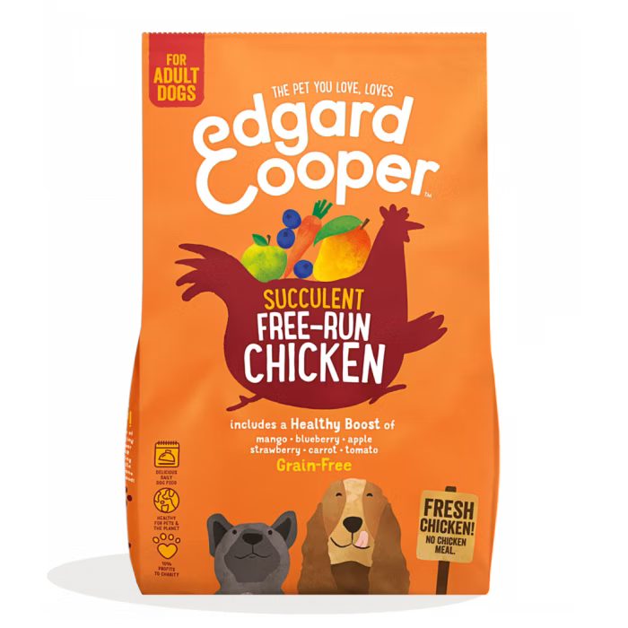 Edgard & Cooper - Adult Fresh-Run Chicken with mango, blueberry, apple and carrot - Dierenshop Lady