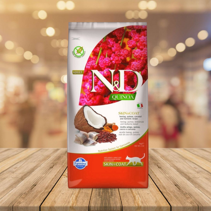 Farmina - N&D Quinoa Cat Skin & Coat Herring