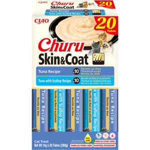 Inaba - Churu Skin & Coat Multipack 2 Tuna Varieties 20 pcs