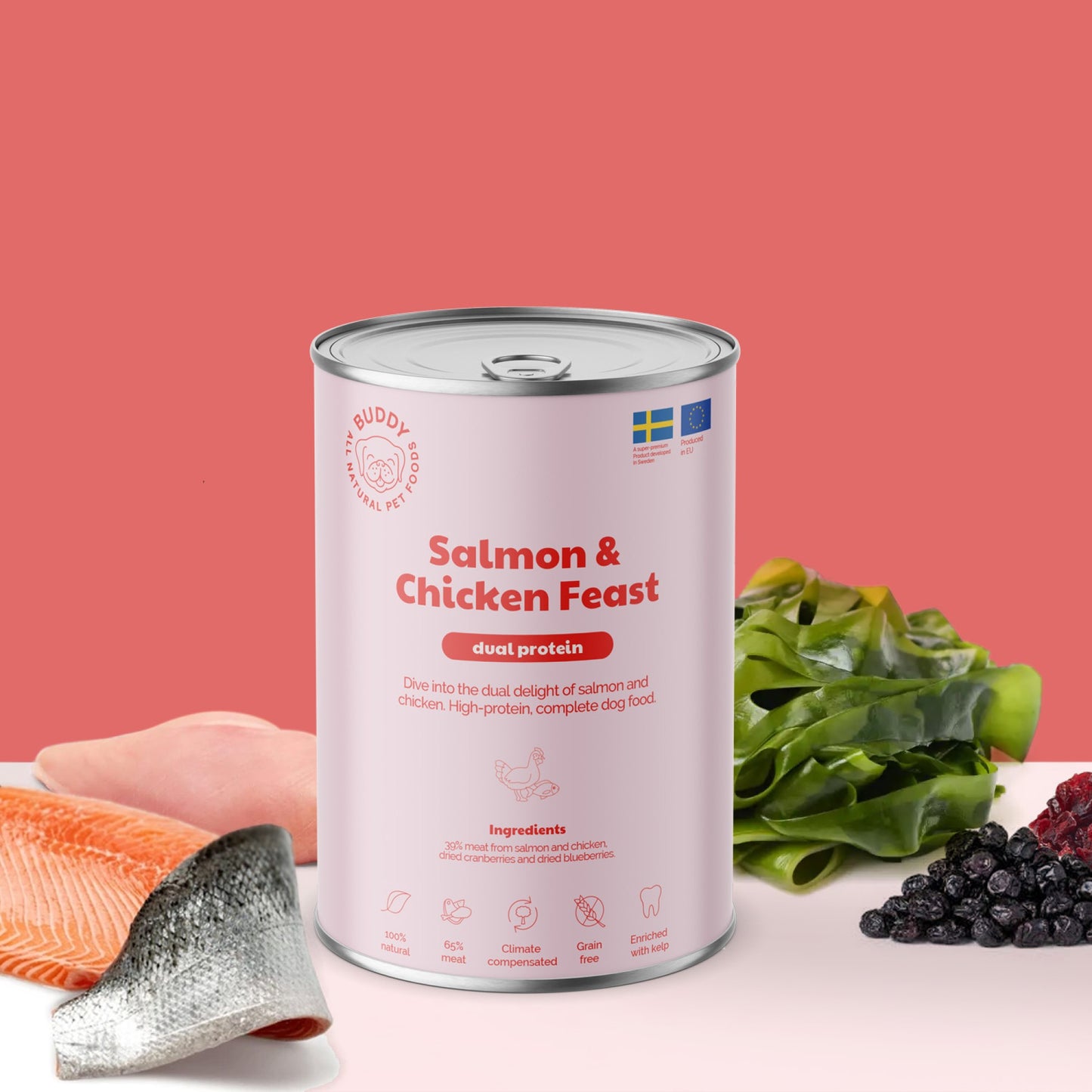 BUDDY - Can Salmon & Chicken Feast