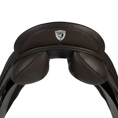 Veelzijdigheidszadel Bruin - Hoogwaardig Leer met Verwisselbaar Kopijzer - Dierenshop Lady