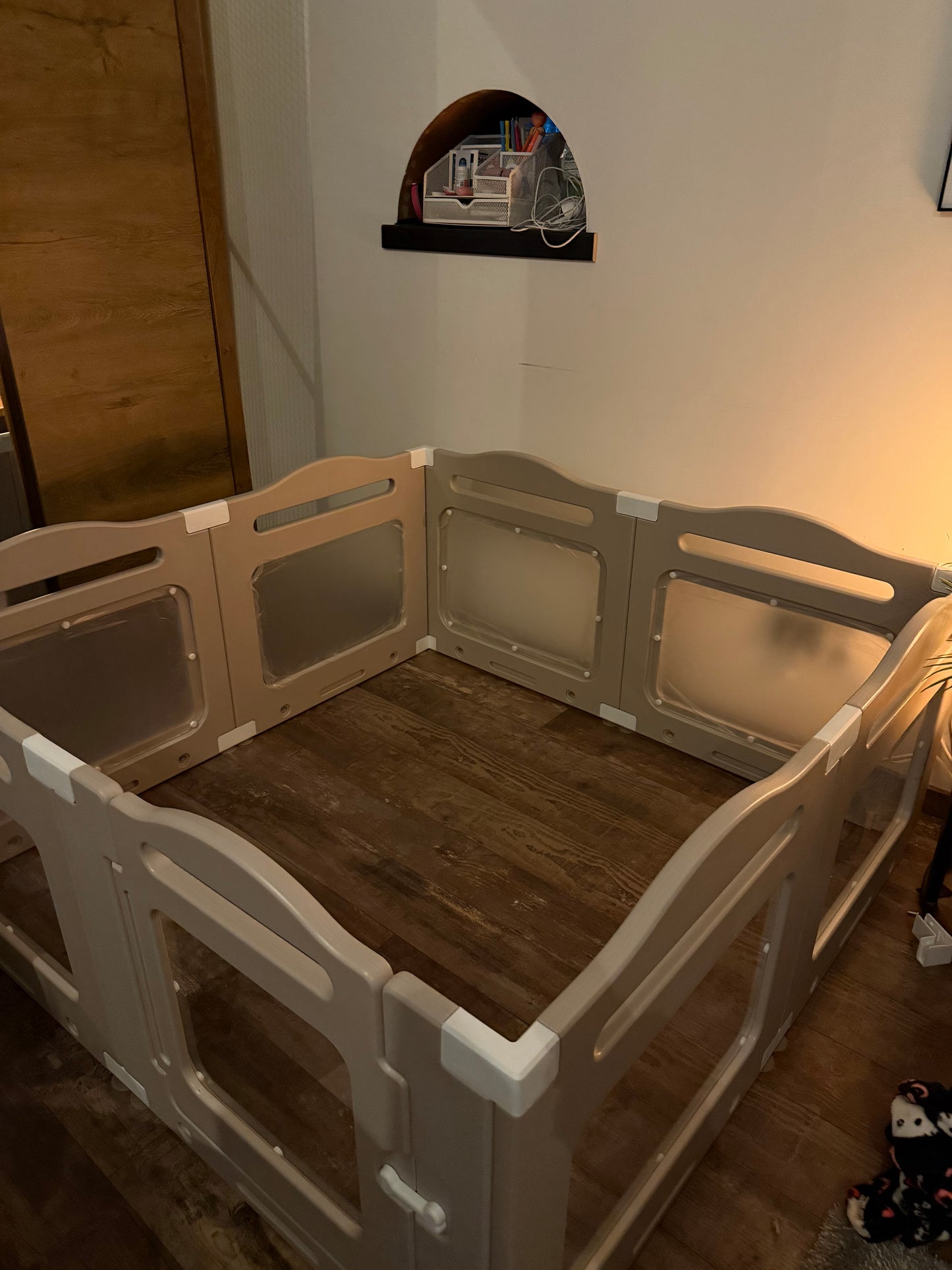 Puppyren Transparant Acryl - 60cm Hoog - 7+1 Panelen