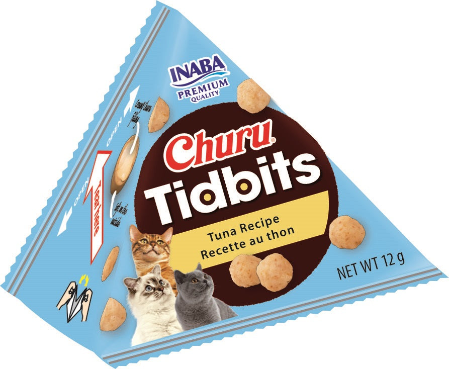 INABA Churu Tidbits Kattensnack - Tonijn Recept (3 stuks)