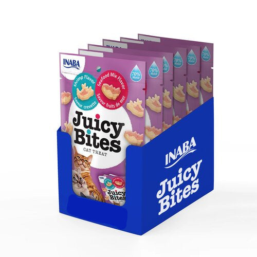 Inaba - Juicy Bites Shrimp & Seafood 6 Pack = 18 Tubes