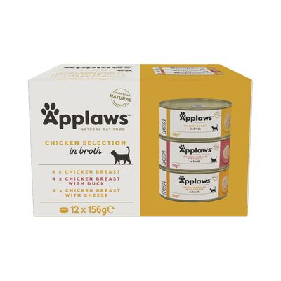 Applaws - Can Multipack Chicken Selection 12 x 156 gr