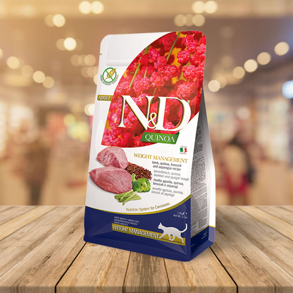 Farmina - N&D Quinoa Cat Weight Management Lamb