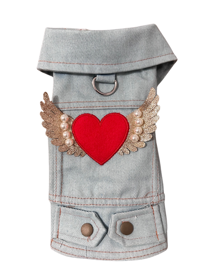 Stijlvolle Denim Hondenjasje