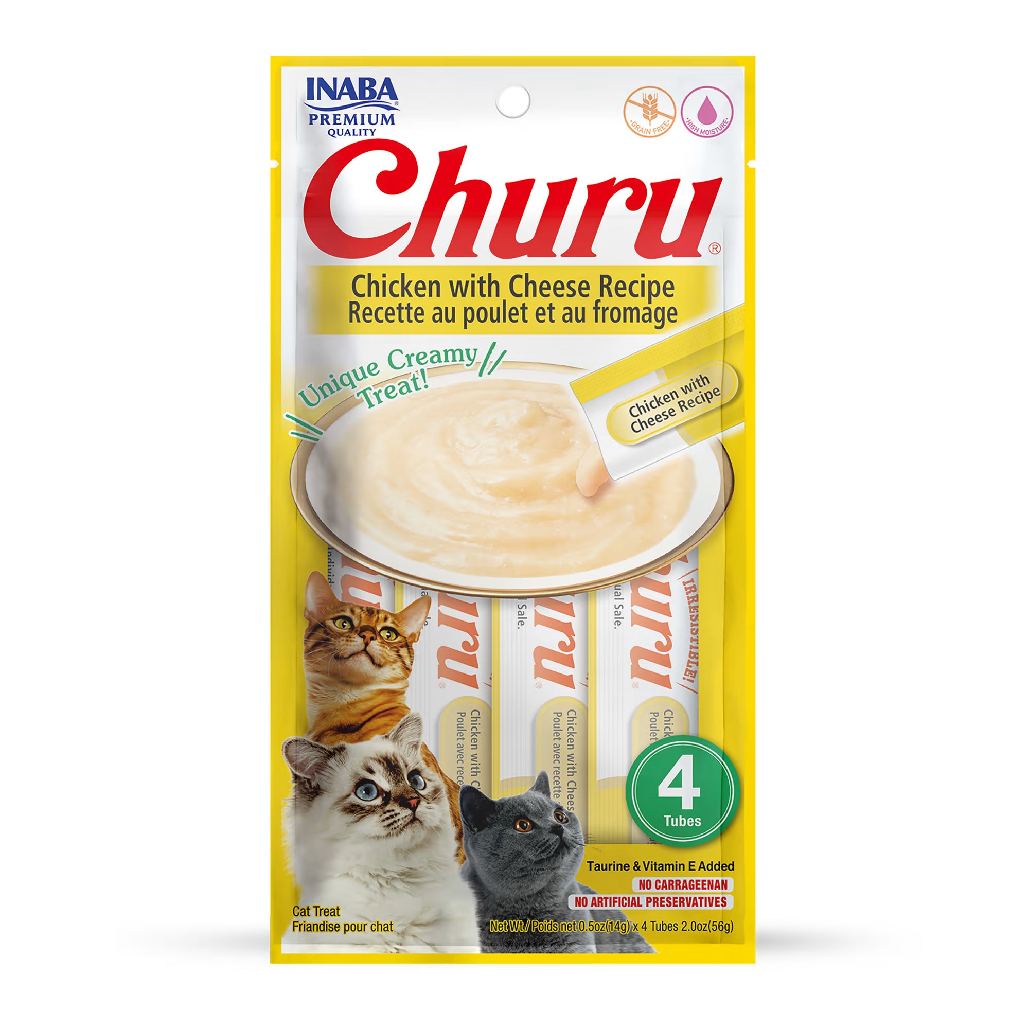 Inaba - Churu Chicken With Cheese 4 Tubes