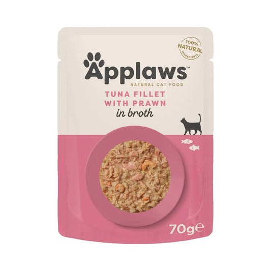 Applaws - Quik Serve Tuna & Pacific Prawn 12 x 70 gr