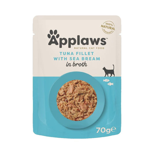Applaws - Quik Serve Tuna & Seabream 12 x 70 gr