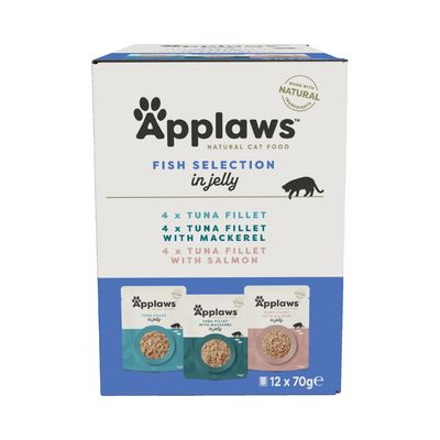 Applaws - Quick Serve Jelly Fish Selection 12 x 70 gr