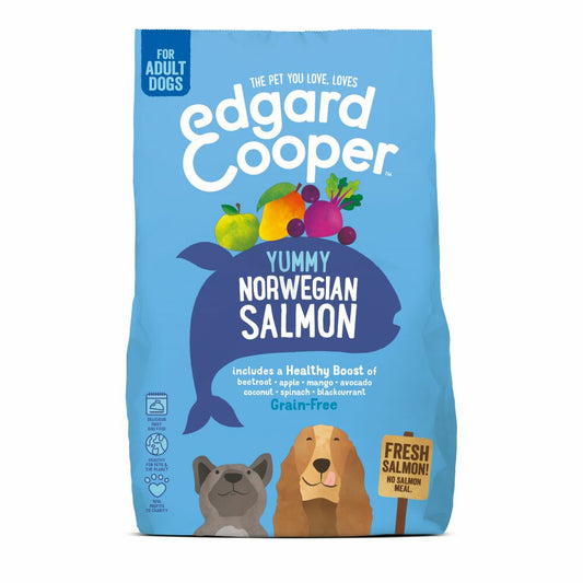 Edgard & Cooper - Adult Fresh Norwegian Salmon with beetroot, apple, mango & blackcurrant
