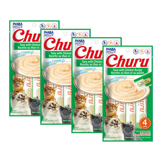 Inaba - Churu Tuna With Chicken 4 Tubes
