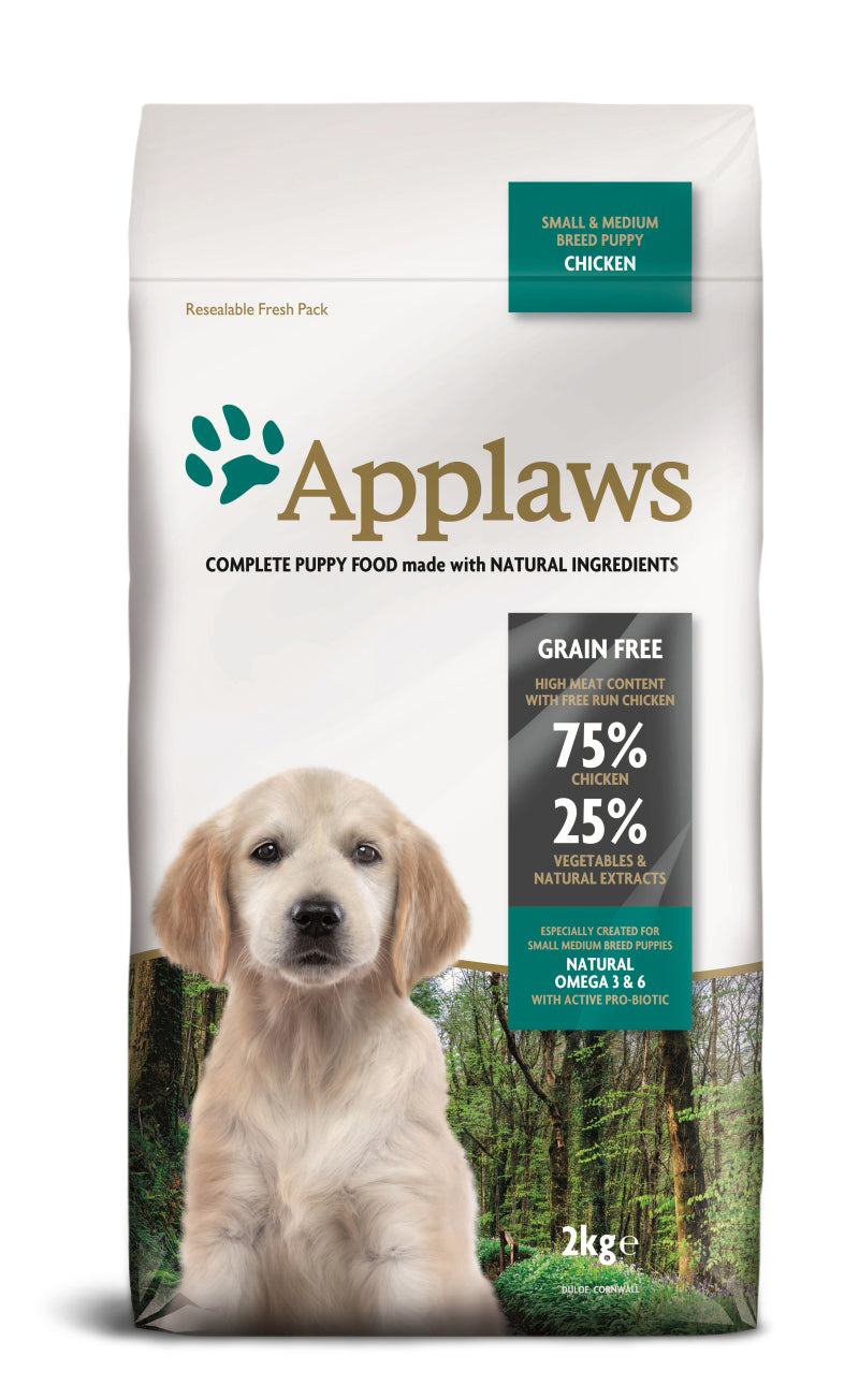 Applaws DOG DRY Puppy Chicken small en medium