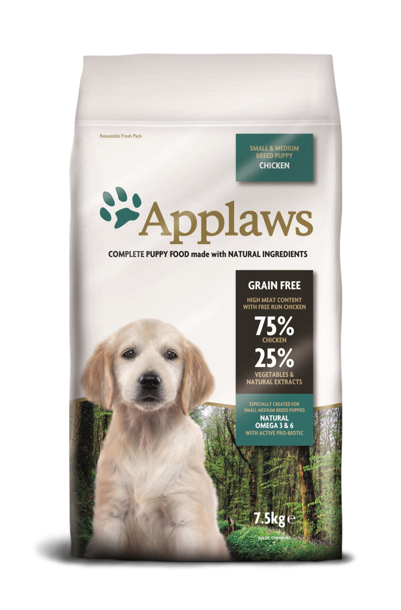 Applaws DOG DRY Puppy Chicken small en medium