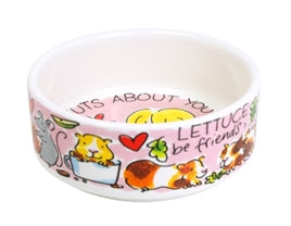 Blond Amsterdam Knaagdier voerbak Nuts About You 10X10X4 cm - Dierenshop Lady