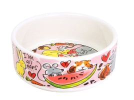 Blond Amsterdam Knaagdier voerbak Nuts About You 10X10X4 cm - Dierenshop Lady