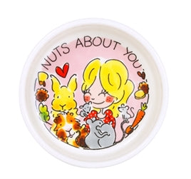 Blond Amsterdam Knaagdier voerbak Nuts About You 10X10X4 cm - Dierenshop Lady