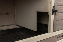 Trixie Natura Knaagdierhok Konijnenhok met Ren Grijs/Bruin 124 X 78 X 102 cm