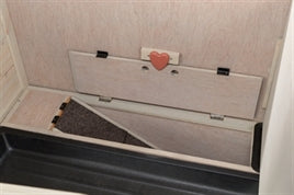 Trixie Natura Knaagdierhok Konijnenhok met Ren Grijs/Bruin 124 X 78 X 102 cm