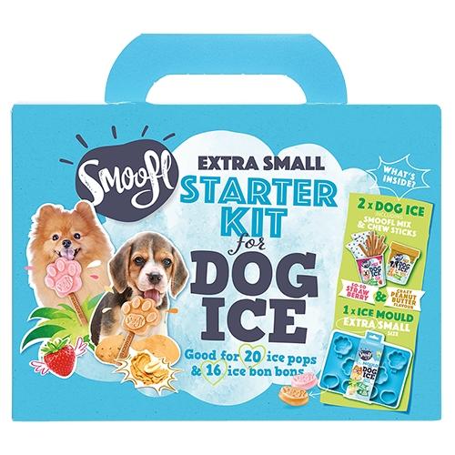Smoofl Starter Kit Ijs - Hondensnacks - Aardbei Banaan